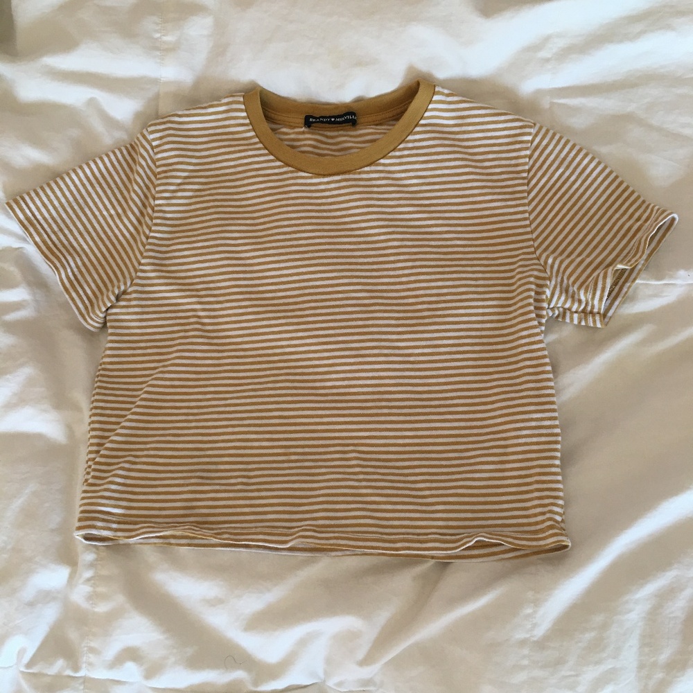 stripe crop top